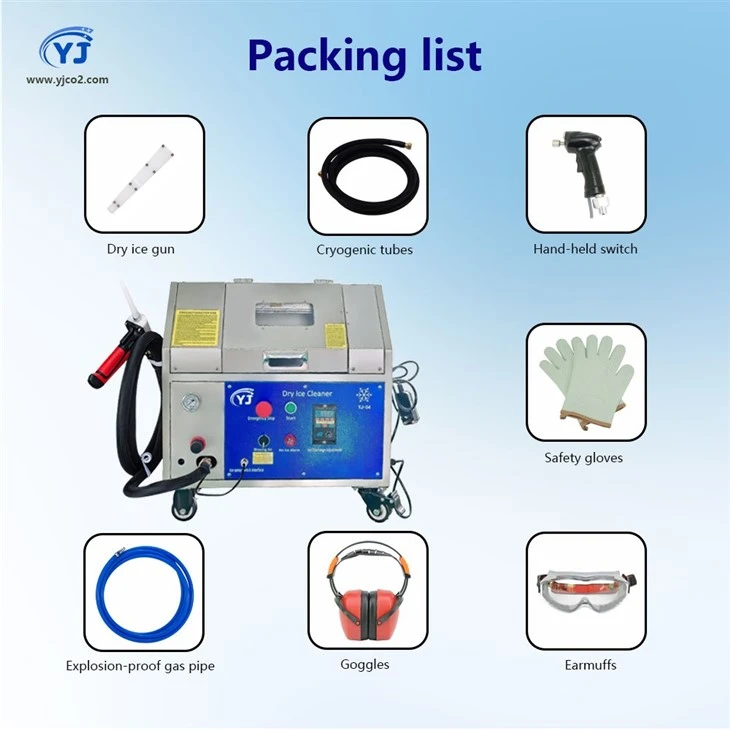 mobile dry ice blasting machine